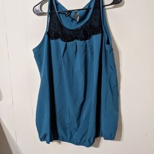 Women's blue blouse